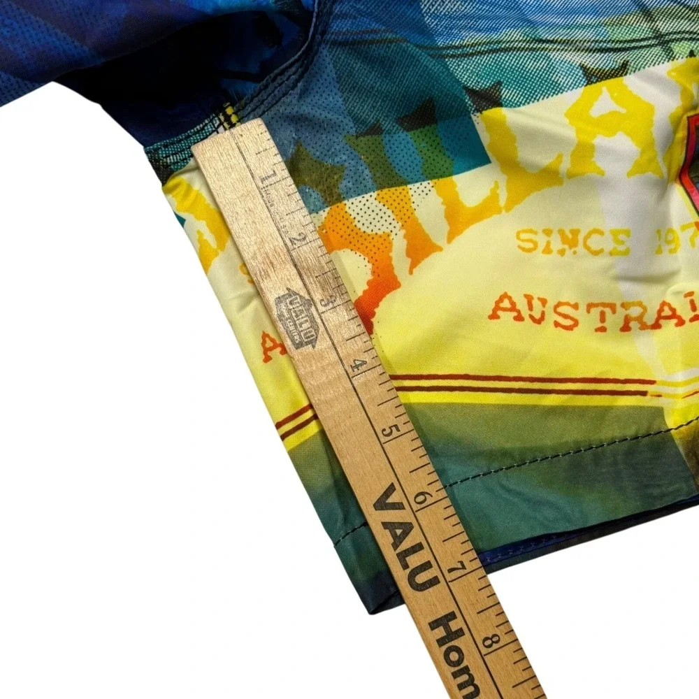 Billabong‎ Board Shorts Multicolor Collage Swim Trunks Mens 36 Surf Beach 7